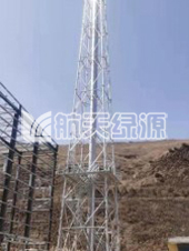 山西興縣50米塔架不銹鋼煙囪項(xiàng)目（口徑DN800mm，高度50m)